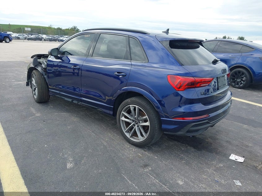 Vin: wa1decf37p1136937, lot: 46734267, audi q3 premium 45 tfsi s line quattro tiptronic 20233