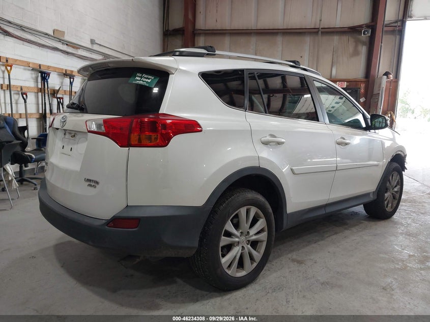 Vin: 2t3dfrev4ew131525, lot: 46734302, toyota rav4 limited 20144