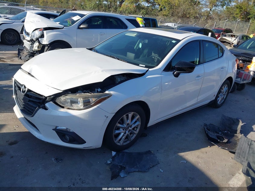 Vin: jm1bm1x7xg1344509, lot: 46734383, mazda mazda3 i grand touring 20162