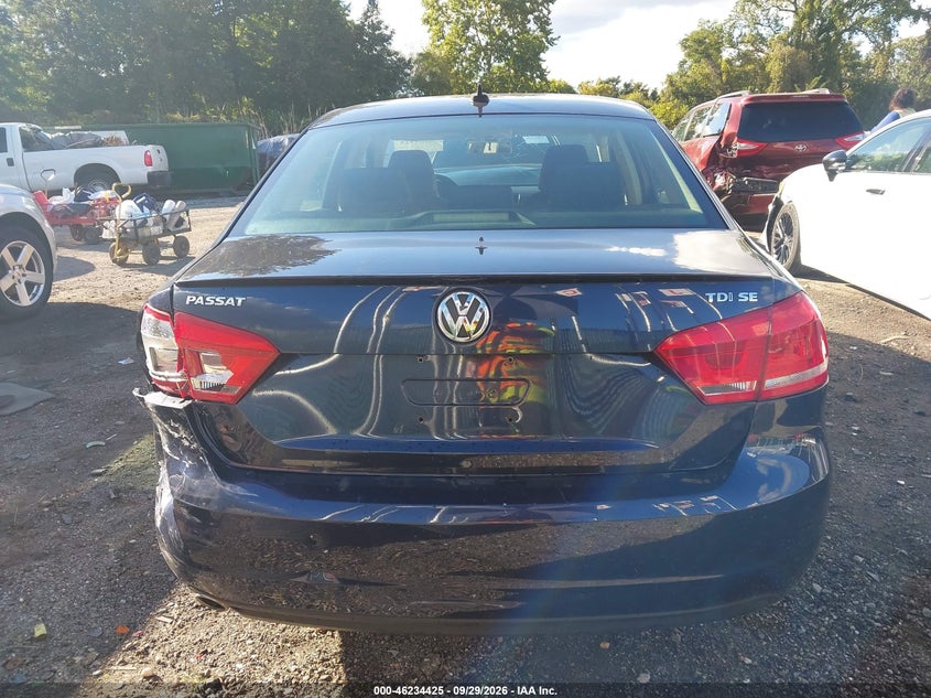 VOLKSWAGEN PASSAT 2014 VIN 1VWBN7A32EC106920