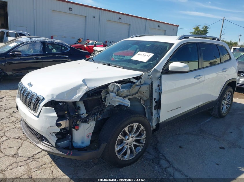 Vin: 1c4pjmcb7ld564421, lot: 46734428, jeep cherokee latitude 4x4 20202