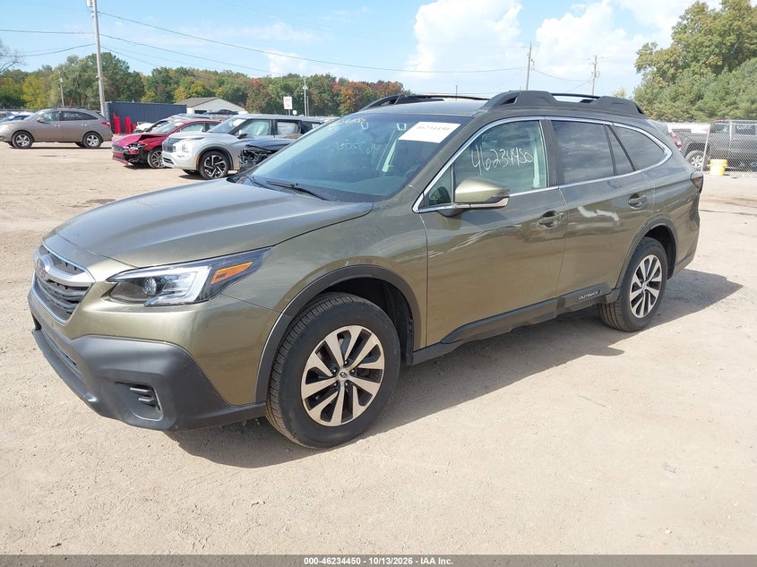 Vin: 4s4btadc4n3109475, lot: 46734444, subaru outback premium 20222