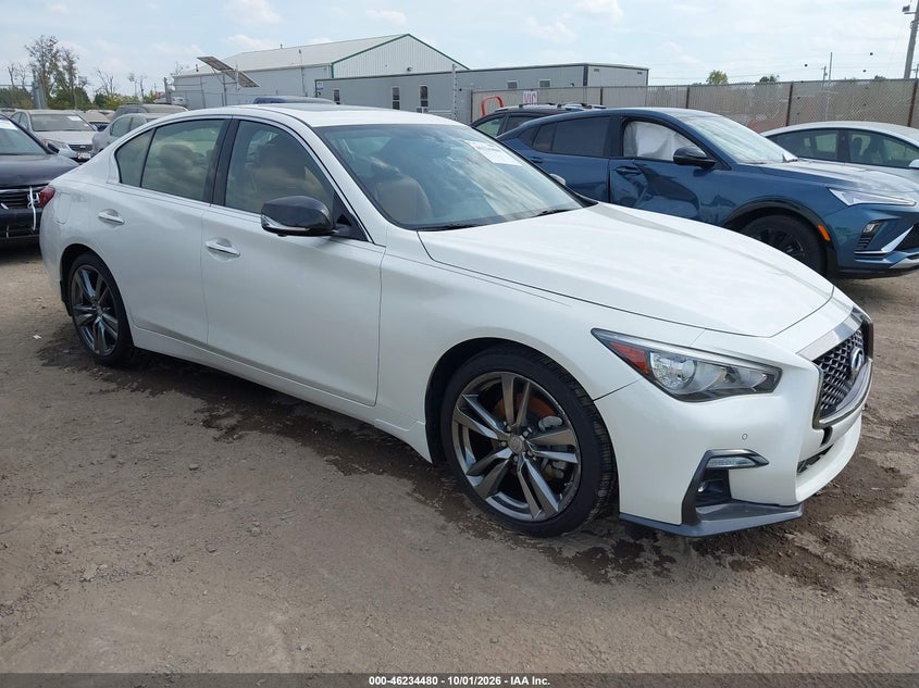 Vin: jn1ev7cr8mm755537, lot: 46734474, infiniti q50 signature edition awd 20211