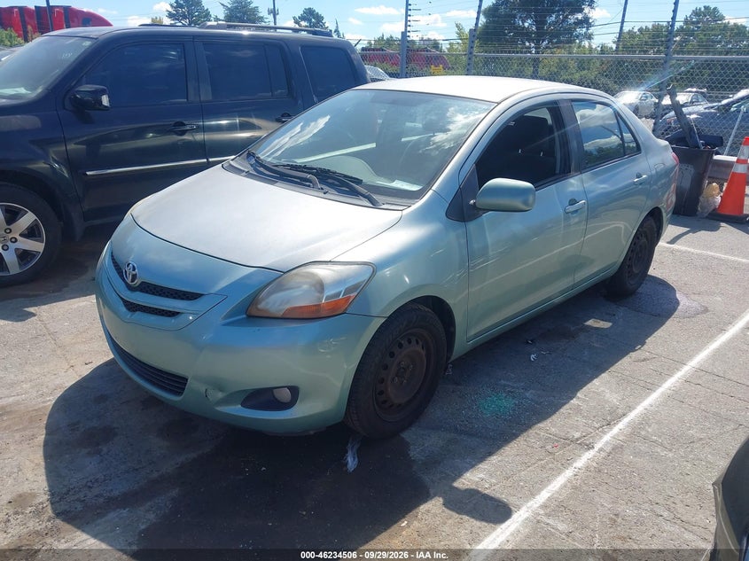 TOYOTA YARIS 2008 VIN JTDBT923381285309