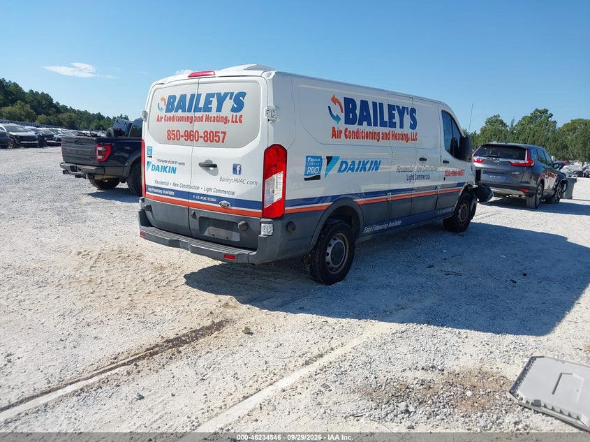 Vin: 1ftyr2zm8gkb38524, lot: 46734540, ford transit-250 20164