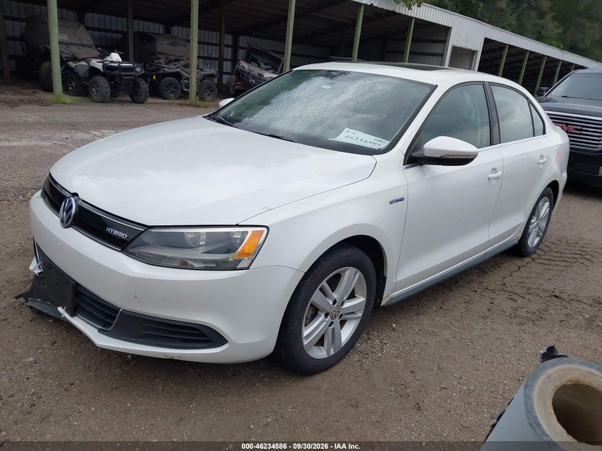 2013 VOLKSWAGEN JETTA HYBRID auction photo 2