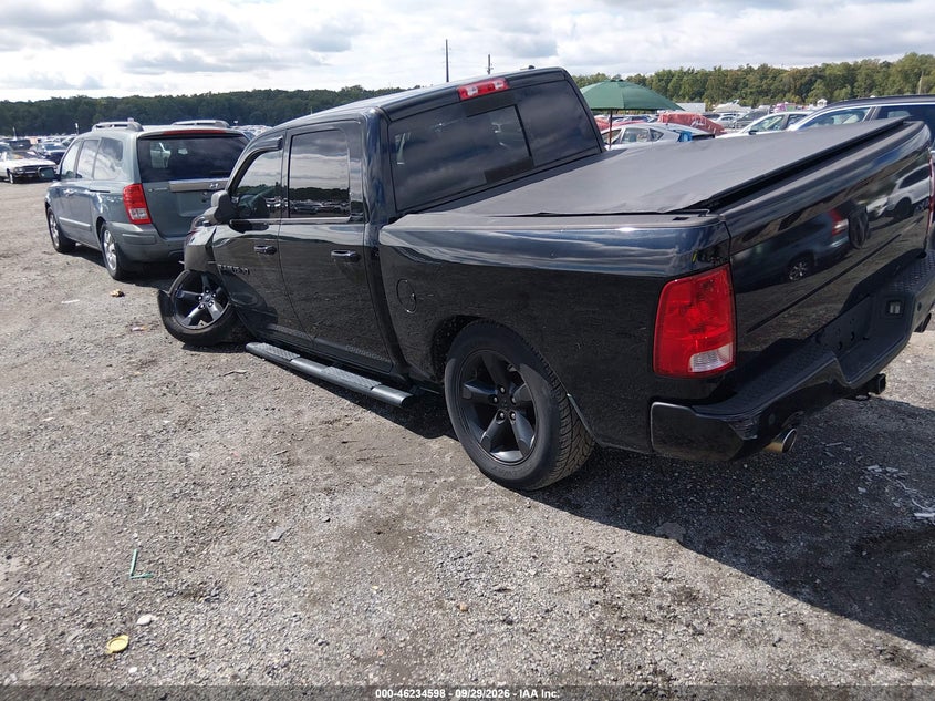 Vin: 1c6rd7mt1cs114193, lot: 46734592, ram 1500 sport 20123