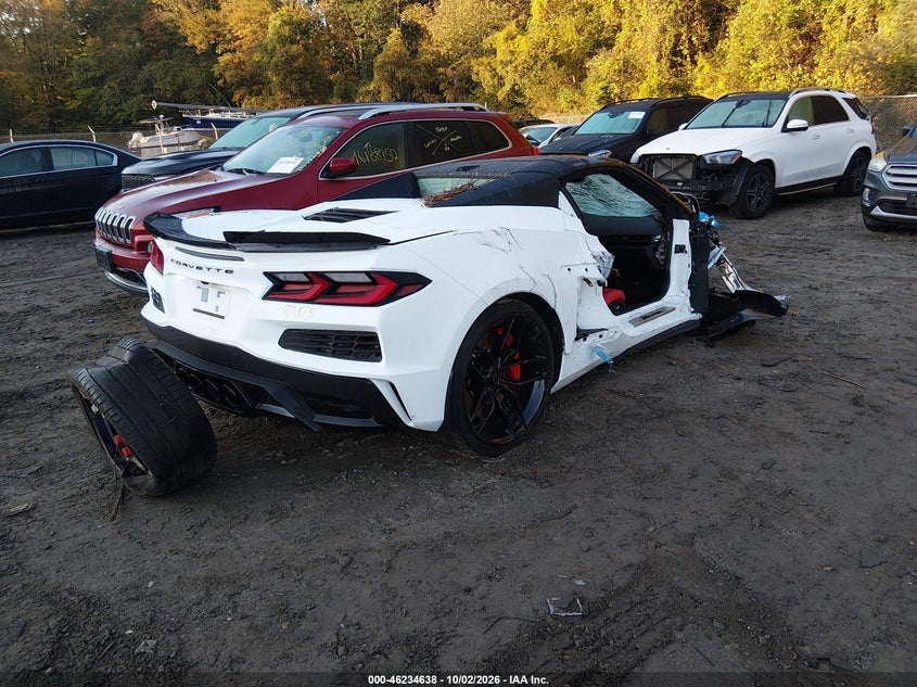 Vin: 1g1ye3d38s5608535, lot: 46734632, chevrolet corvette z06 rwd  2lz 20254