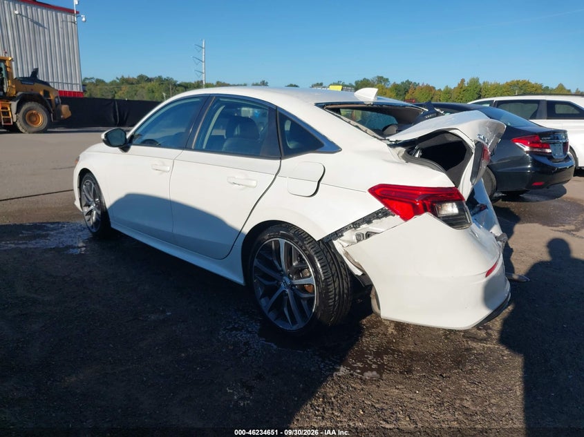 Vin: 2hgfe1f98nh302146, lot: 46734643, honda civic touring 20223