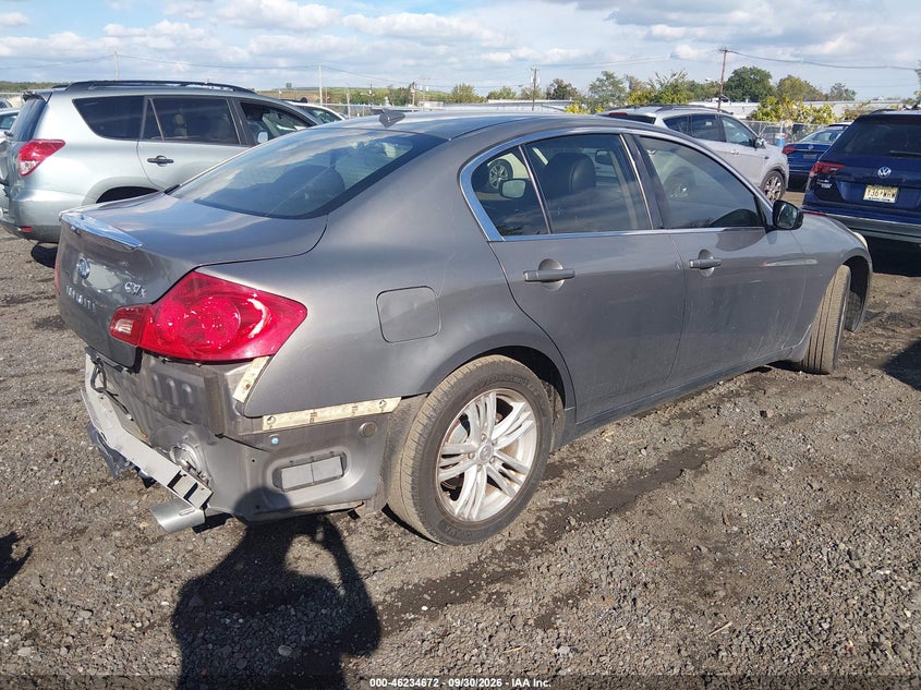 Vin: jn1cv6ar5am460640, lot: 46734667, infiniti g37x 20104