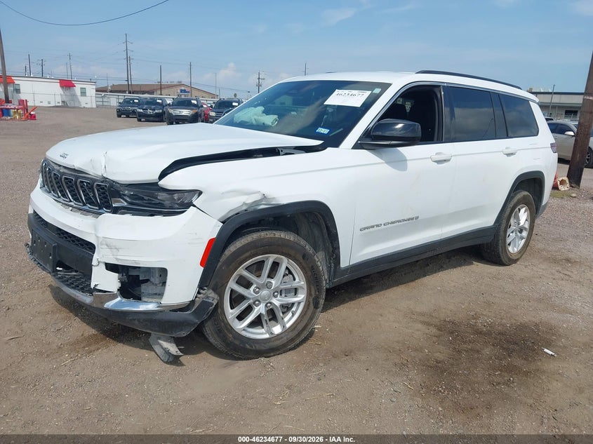 Vin: 1c4rjjag5s8676390, lot: 46734670, jeep grand cherokee l laredo 4x2 20252