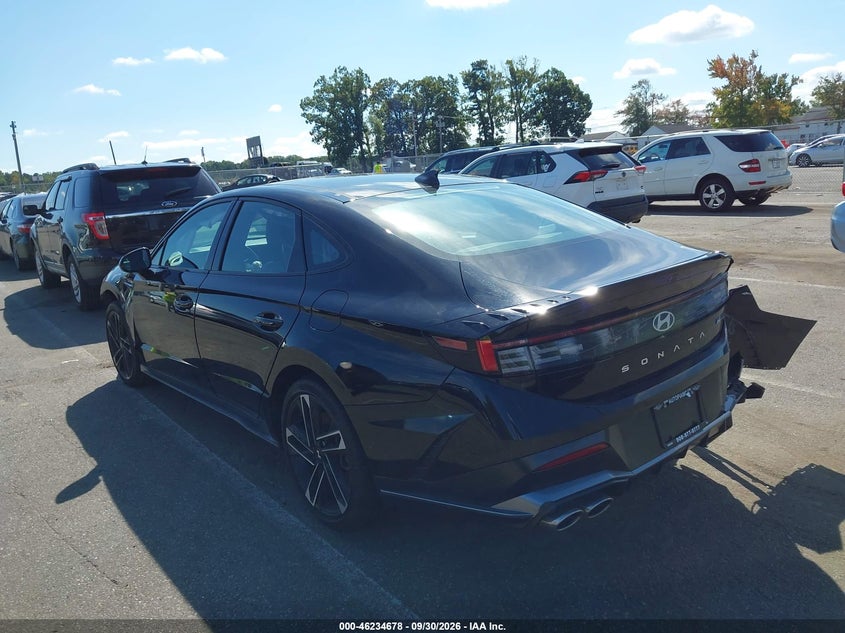 Vin: kmhl54jc2ra410154, lot: 46734672, hyundai sonata n line 20243