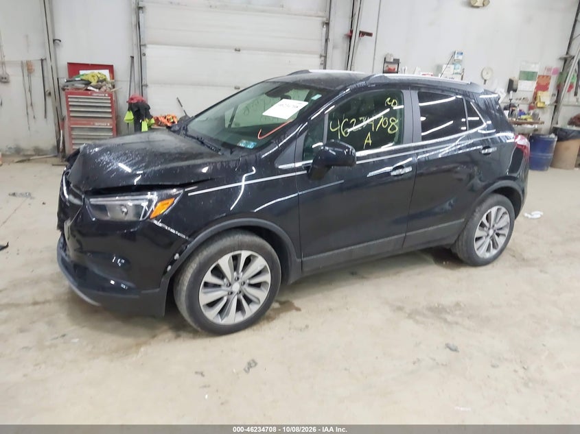 Vin: kl4cjesb6lb050961, lot: 46734702, buick encore awd preferred 20202