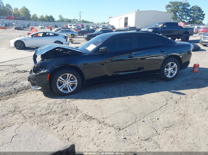 Vin: 2c3cdxbg8ph703506, lot: 46734711, dodge charger sxt 20232