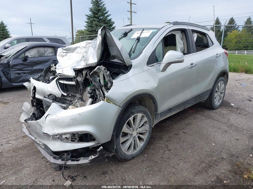 Vin: kl4cjasb1hb103016, lot: 46734719, buick encore preferred 20172
