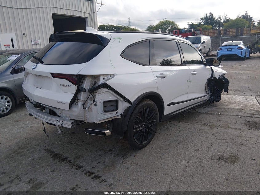 Vin: 5j8ye1h92sl008083, lot: 46734745, acura mdx a-spec advance package 20254