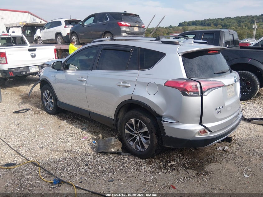 Vin: jtmrjrev3gd042095, lot: 46734746, toyota rav4 hybrid xle 20163