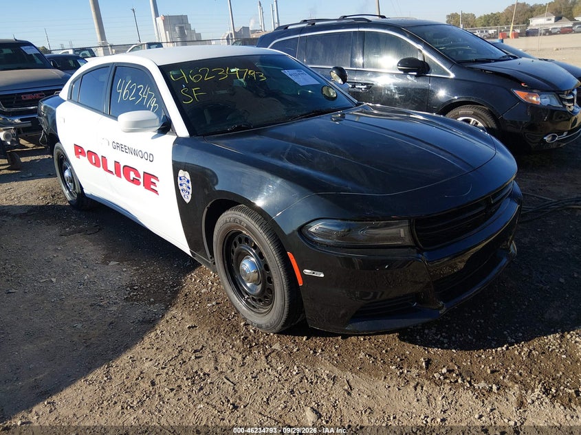 Vin: 2c3cdxkt4kh565890, lot: 46734787, dodge charger police awd 2019 img_1