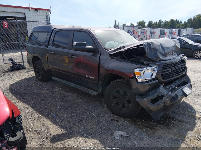 Vin: 1c6srfft6kn778772, lot: 46734812, ram 1500 big horn/lone star  4x4 5'7 box 2019 img_1