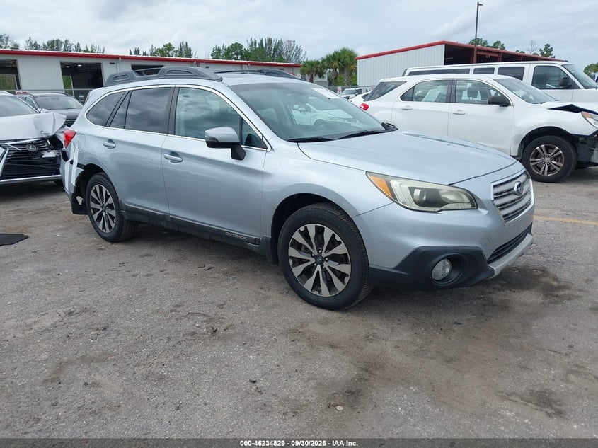 Vin: 4s4bsbnc7f3306617, lot: 46734823, subaru outback 2.5i limited 2015 img_1