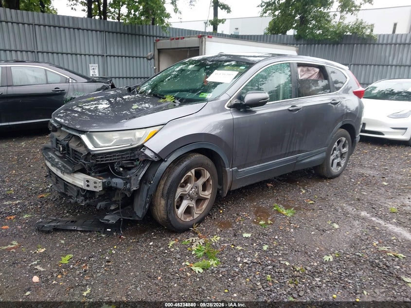 2018 Honda Cr-V Ex-L/Ex-L Navi, Изъятое, IAAI, VIN 2HKRW2H88JH610406 — фото 2