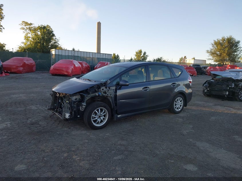 Vin: jtdzn3eu6hj067116, lot: 46734835, toyota prius v two 20172