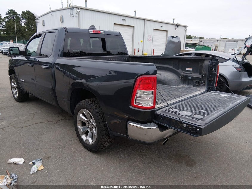 Vin: 1c6srfbt2kn885615, lot: 46734845, ram 1500 big horn/lone star  4x4 6'4 box 20193
