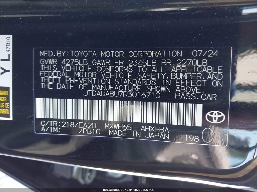 TOYOTA PRIUS - zdjęcie 9