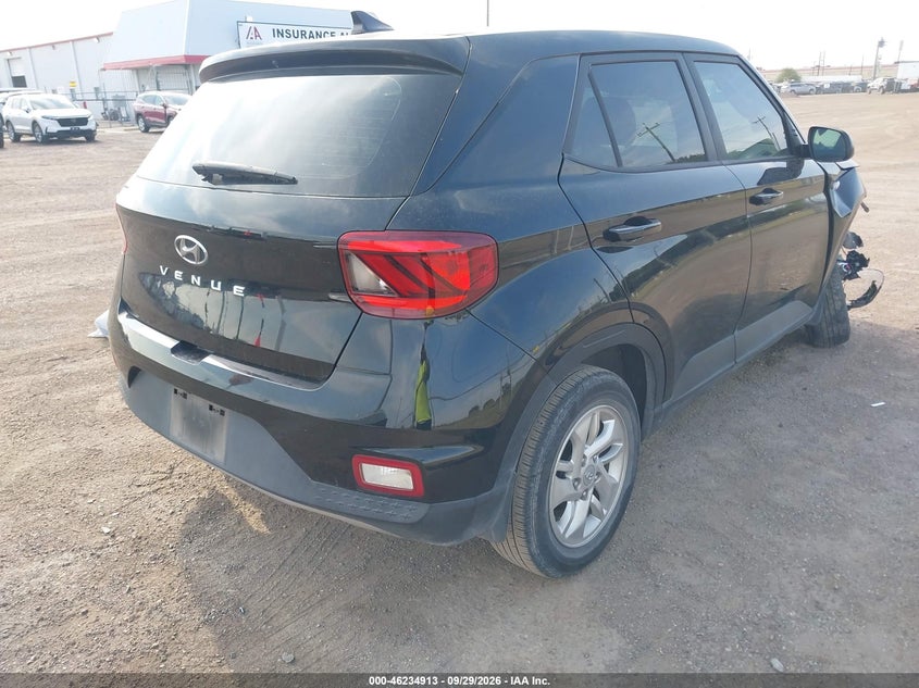 Vin: kmhrb8a35mu088563, lot: 46734907, hyundai venue se 20214