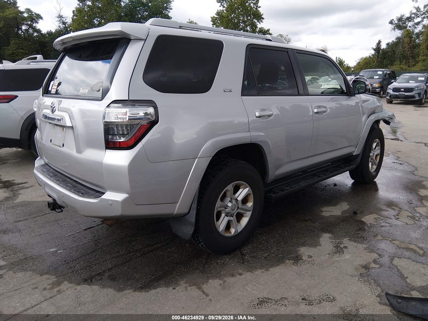 Vin: jtebu5jr4j5523996, lot: 46734923, toyota 4runner sr5 premium 20184