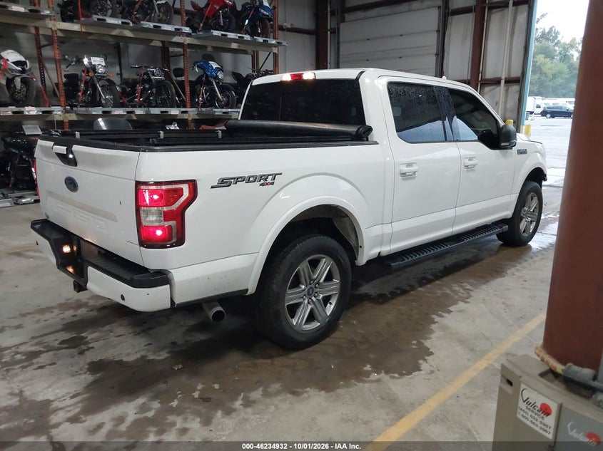 Vin: 1ftew1e58jfc66587, lot: 46734926, ford f-150 xlt 20184