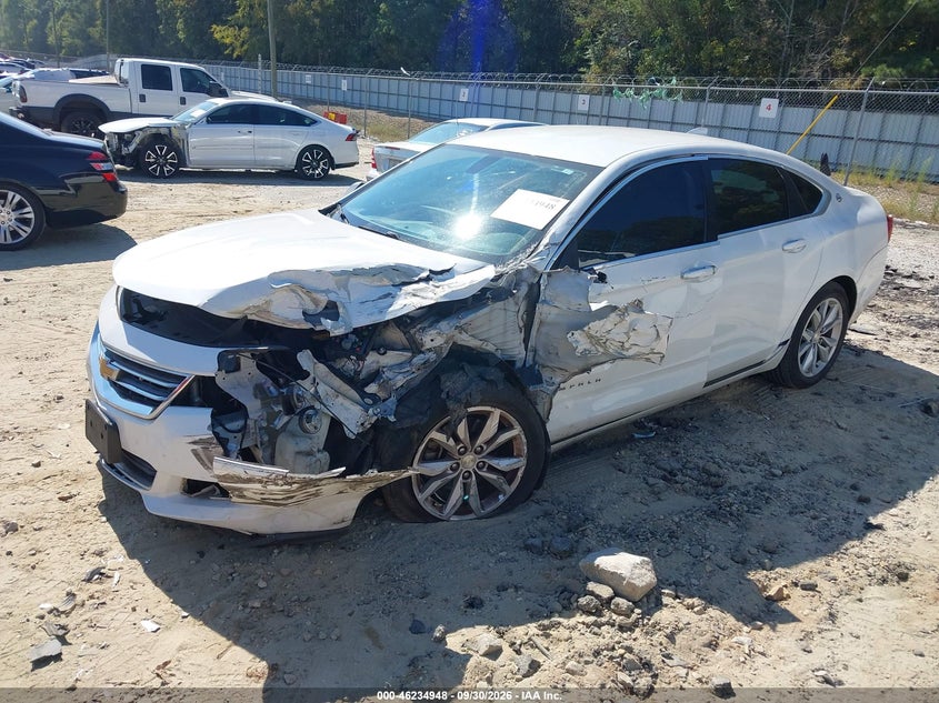 Vin: 2g1115s37g9109702, lot: 46734941, chevrolet impala 2lt 20162