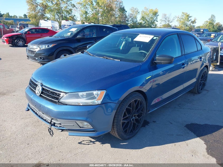2016 Volkswagen Jetta 1.4T S, Front End, IAAI, VIN 3VW267AJ7GM309038 — photo 2