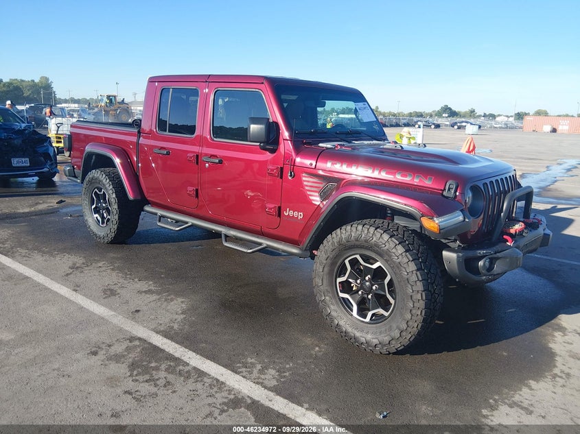 Vin: 1c6jjtbg7ml518633, lot: 46734966, jeep gladiator rubicon 4x4 20211