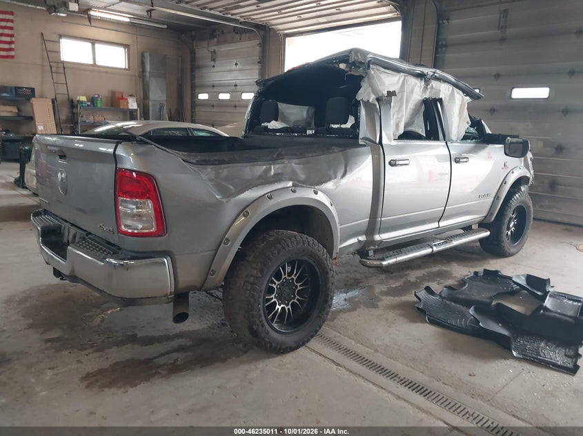 Vin: 3c6ur5dl7ng104021, lot: 46735005, ram 2500 big horn  4x4 6'4 box 20224