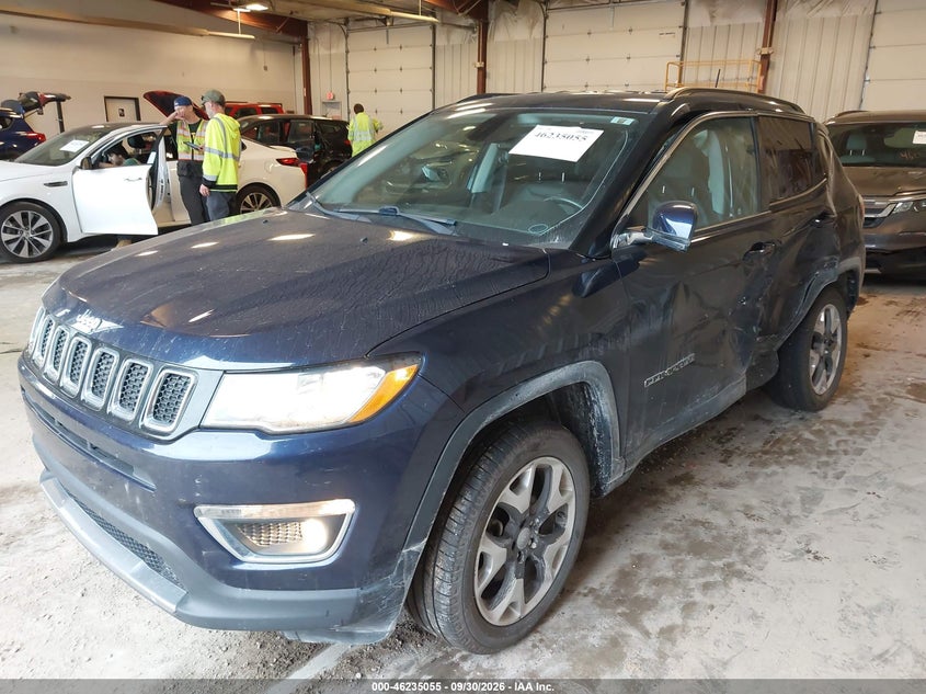 2019 Jeep Compass Limited 4X4, Левый бок, IAAI, VIN 3C4NJDCB0KT781020 — фото 2