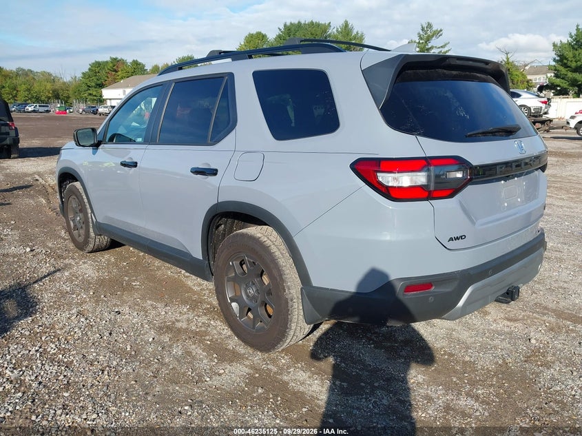 Vin: 5fnyg1h68rb030939, lot: 46735119, honda pilot trailsport 20243