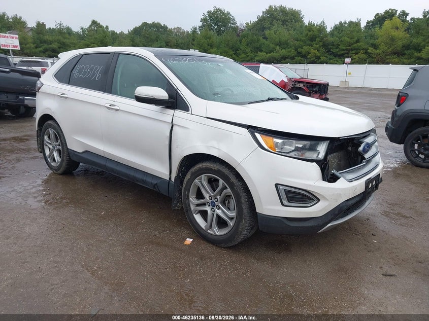 Vin: 2fmtk3k83fbb47136, lot: 46735130, ford edge titanium 2015 img_1