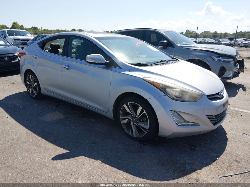 HYUNDAI ELANTRA 2014. Lot# 46235178. VIN 5NPDH4AE6EH502825. Photo 1