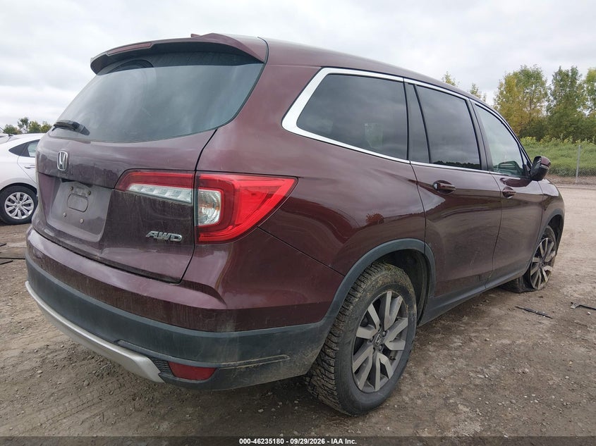 Vin: 5fnyf6h53kb083271, lot: 46735174, honda pilot ex-l 20194