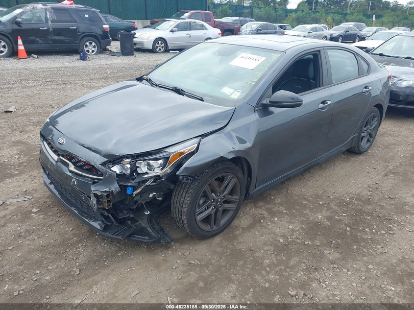 Vin: 3kpf34ad6me341622, lot: 46735179, kia forte gt-line 20212