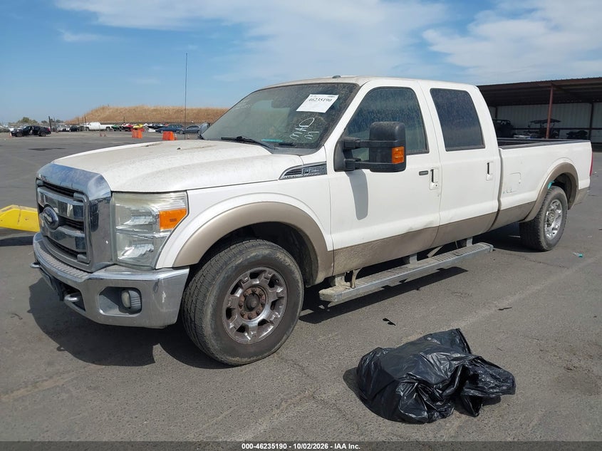 2013 Ford F-250 King Ranch/Lariat/Xl/Xlt, Левый бок, IAAI, VIN 1FT7W2A6XDEA34340 — фото 2