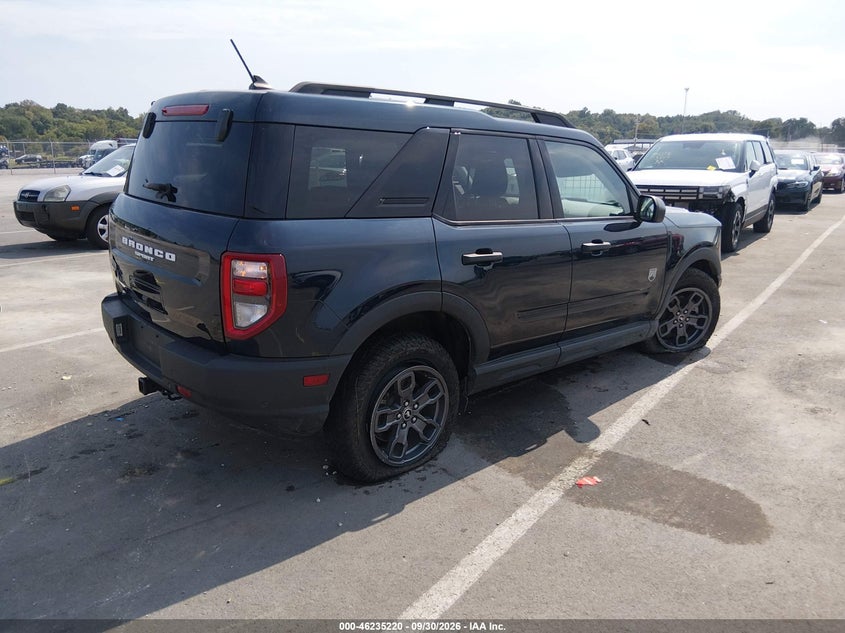 Vin: 3fmcr9b66nrd36957, lot: 46735213, ford bronco sport big bend 20224