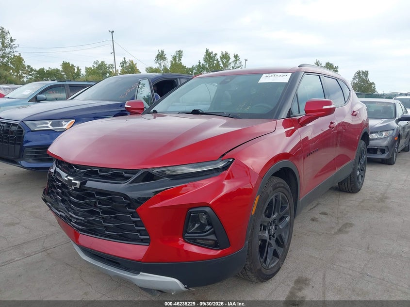 Vin: 3gnkbhr45ns138776, lot: 46735223, chevrolet blazer awd 2lt 20222