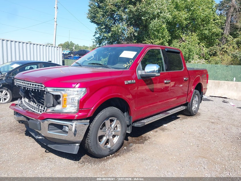 Vin: 1ftew1e53kfc80110, lot: 46735235, ford f-150 lariat 20192