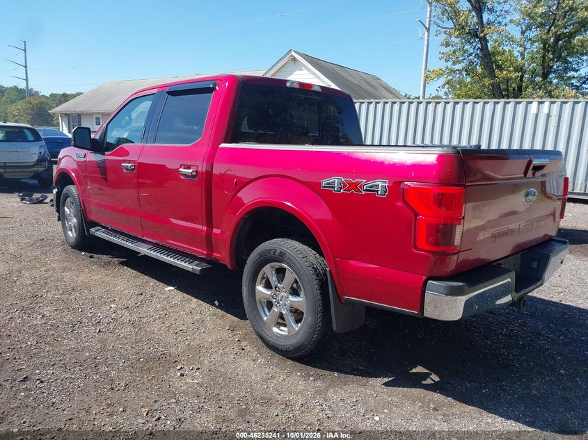 Vin: 1ftew1e53kfc80110, lot: 46735235, ford f-150 lariat 20193