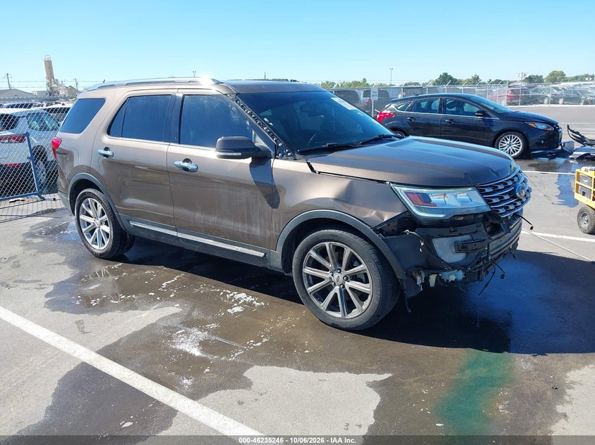 Vin: 1fm5k7f8xggc49506, lot: 46735240, ford explorer limited 20161