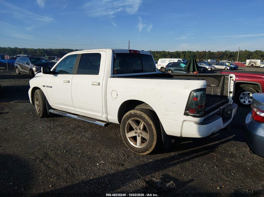 Vin: 1d7rv1ct2as177665, lot: 46735243, dodge ram 1500 slt/sport/trx 20103