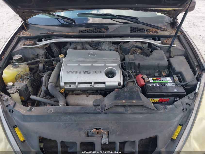 LEXUS ES 330 2005 VIN JTHBA30GX55129294