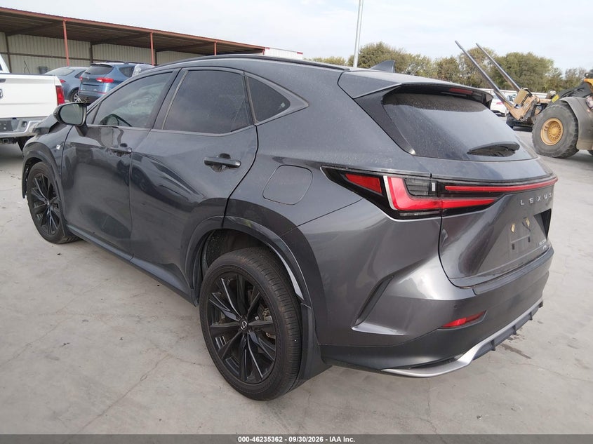 Vin: 2t2kgcez5rc058438, lot: 46735356, lexus nx 350 f sport handling 20243